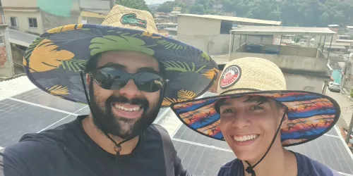 Sistema de energia solar on-grid instalado em Vila São João - São João de Meriti - RJ (foto 1 de 5)